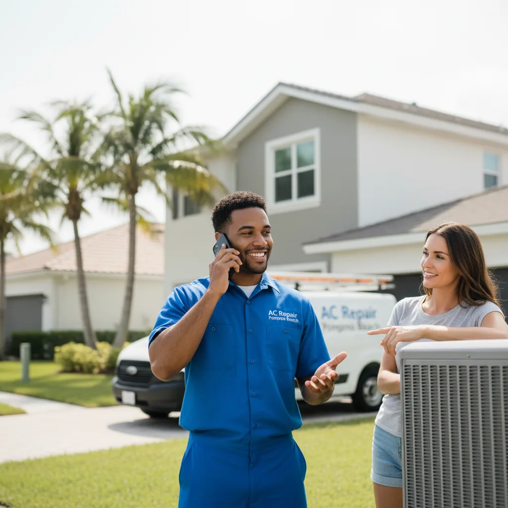 AC Repair Pompano Beach customer support in Caney